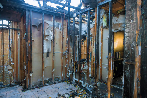 Professional Soot Cleanup technician working in Penn Yan, NY